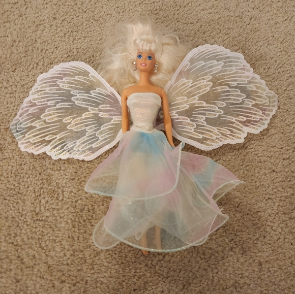 Vintage 1996 Angel Princess Blonde Barbie Doll with Wings - 1990s - Picture 1 of 2